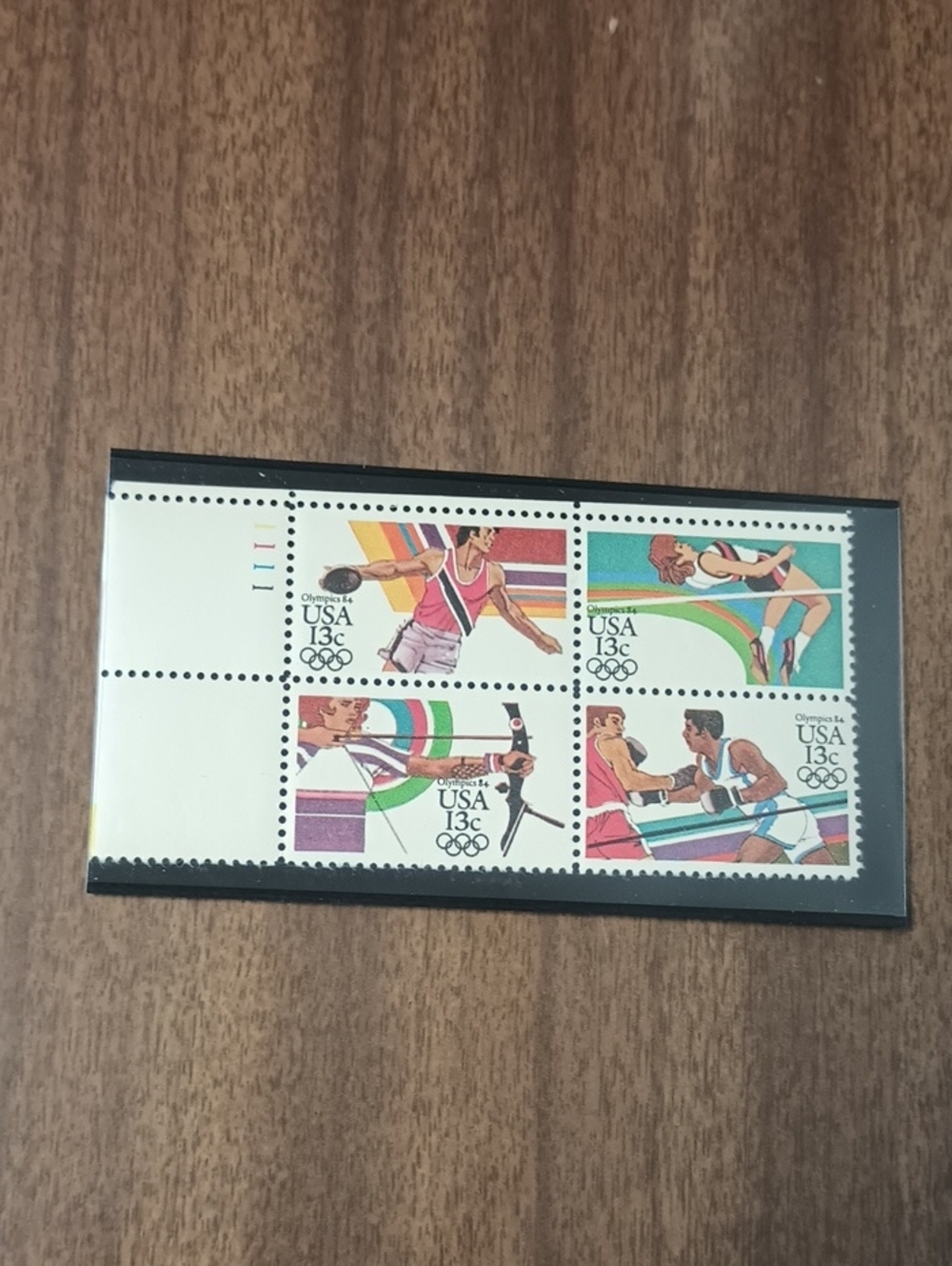 Vintage Uncanceled 1983 Olympic Postal Stamps